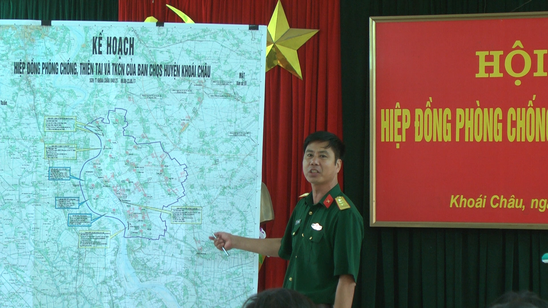Đ/c Nguyễn Ngọc Tuấn - Trưởng ban Chỉ huy Quân sự huyện Khoái Châu