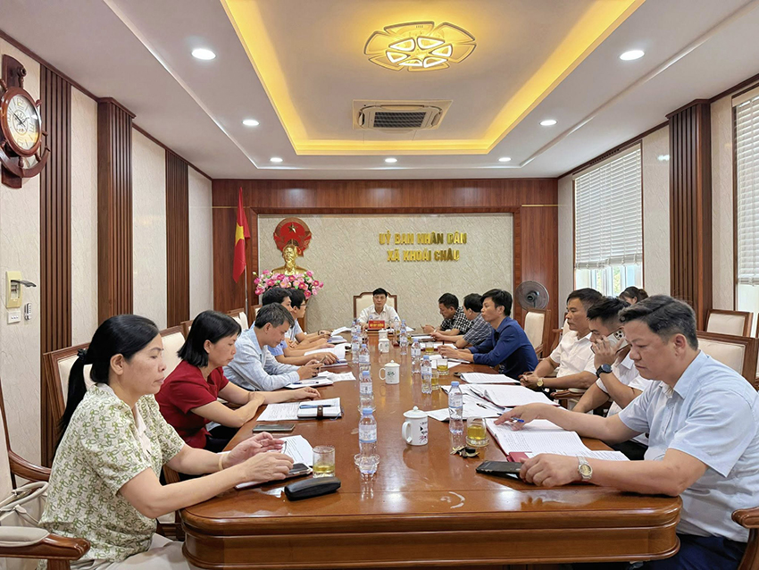 HĐND XÃ KHOÁI CHÂU TỔ CHỨC HỘI NGHỊ LIÊN TỊCH TRIỂN KHAI KẾ HOẠCH TIẾP XÚC CỬ TRI VÀ CHUẨN BỊ KỲ HỌP THỨ HAI, HĐND XÃ KHÓA II, NHIỆM KỲ 2026–2031