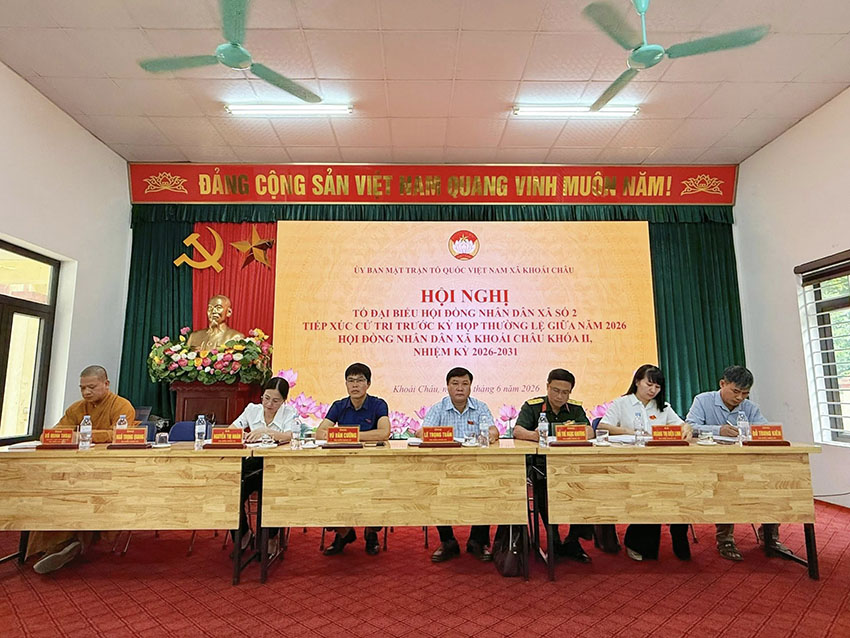 HỘI NGHỊ TIẾP XÚC CỬ TRI VỚI ĐẠI BIỂU HĐND XÃ KHÓA II, NHIỆM KỲ 2026 – 2031, TẠI TỔ ĐẠI BIỂU SỐ 02