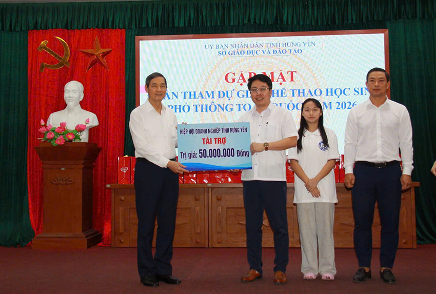 Tham dự Hội nghị Gặp mặt Đoàn tham dự Giải thể thao học sinh phổ thông toàn quốc năm 2026