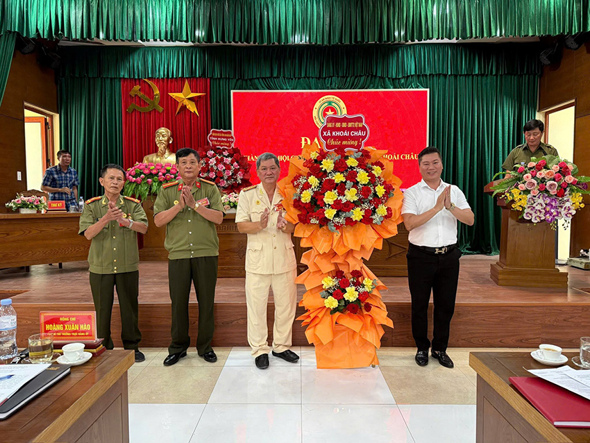 ĐẠI HỘI THÀNH LẬP HỘI CỰU CÔNG AN NHÂN DÂN XÃ KHOÁI CHÂU NHIỆM KỲ 2026 – 2031, THÀNH CÔNG TỐT ĐẸP