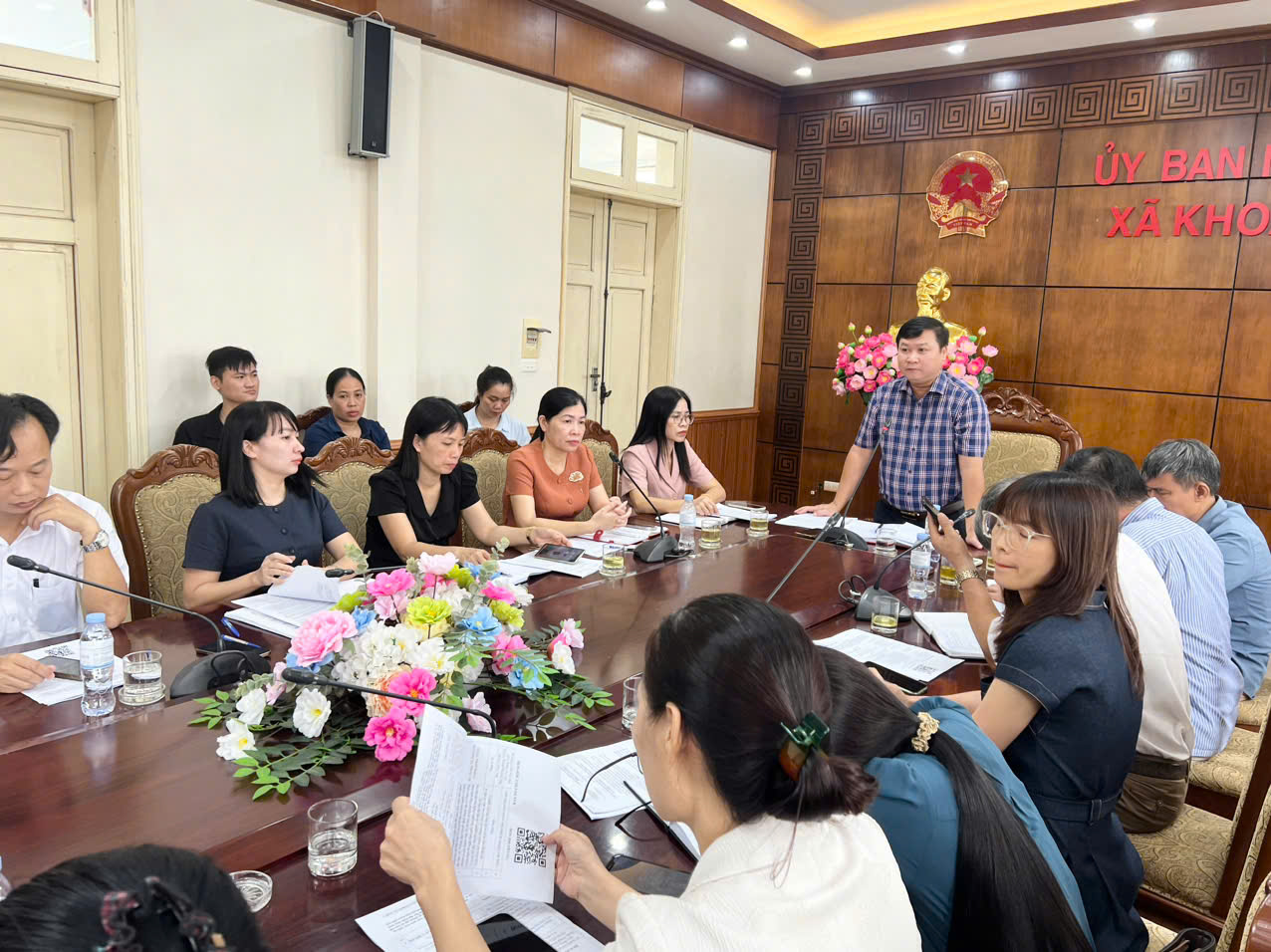Xã Khoái Châu tổ chức Hội nghị triển khai Dự thảo Đề án sắp xếp lại mạng lưới các cơ sở giáo dục trên địa bàn xã