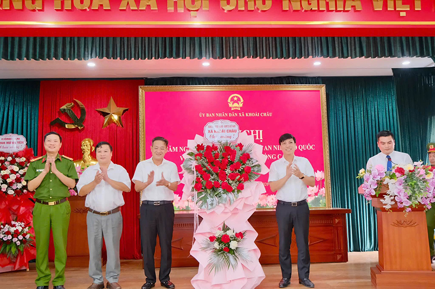 XÃ KHOÁI CHÂU TỔ CHỨC LỄ KỶ NIỆM 81 NĂM NGÀY TRUYỀN THỐNG CÔNG AN NHÂN DÂN (19/8/1945 - 19/8/2026) VÀ 21 NĂM NGÀY HỘI TOÀN DÂN BẢO VỆ AN NINH TỔ QUỐC (19/8/2005 - 19/8/2026)