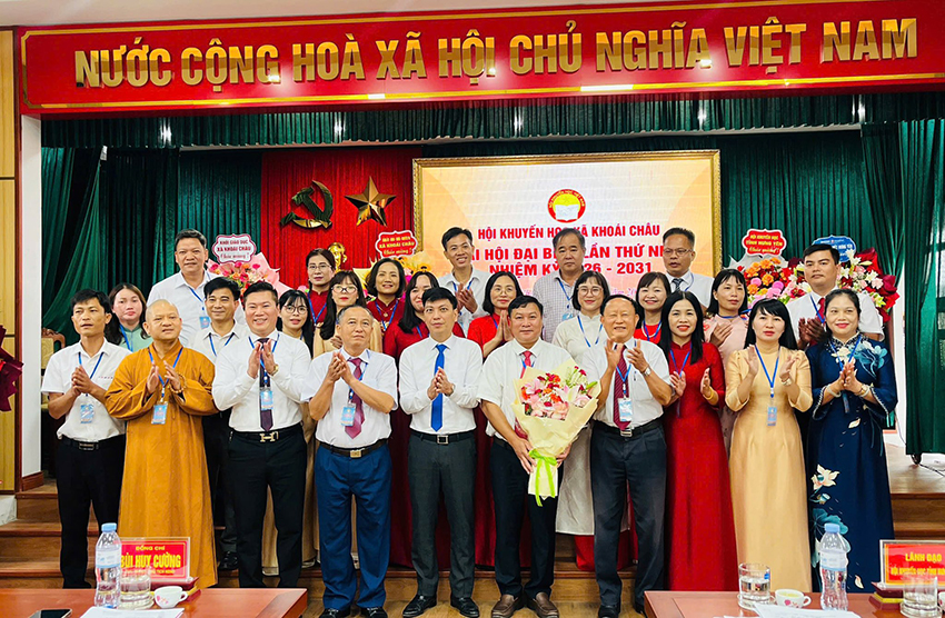 ĐẠI HỘI ĐẠI BIỂU HỘI KHUYẾN HỌC XÃ KHOÁI CHÂU LẦN THỨ NHẤT, NHIỆM KỲ 2026 – 2031