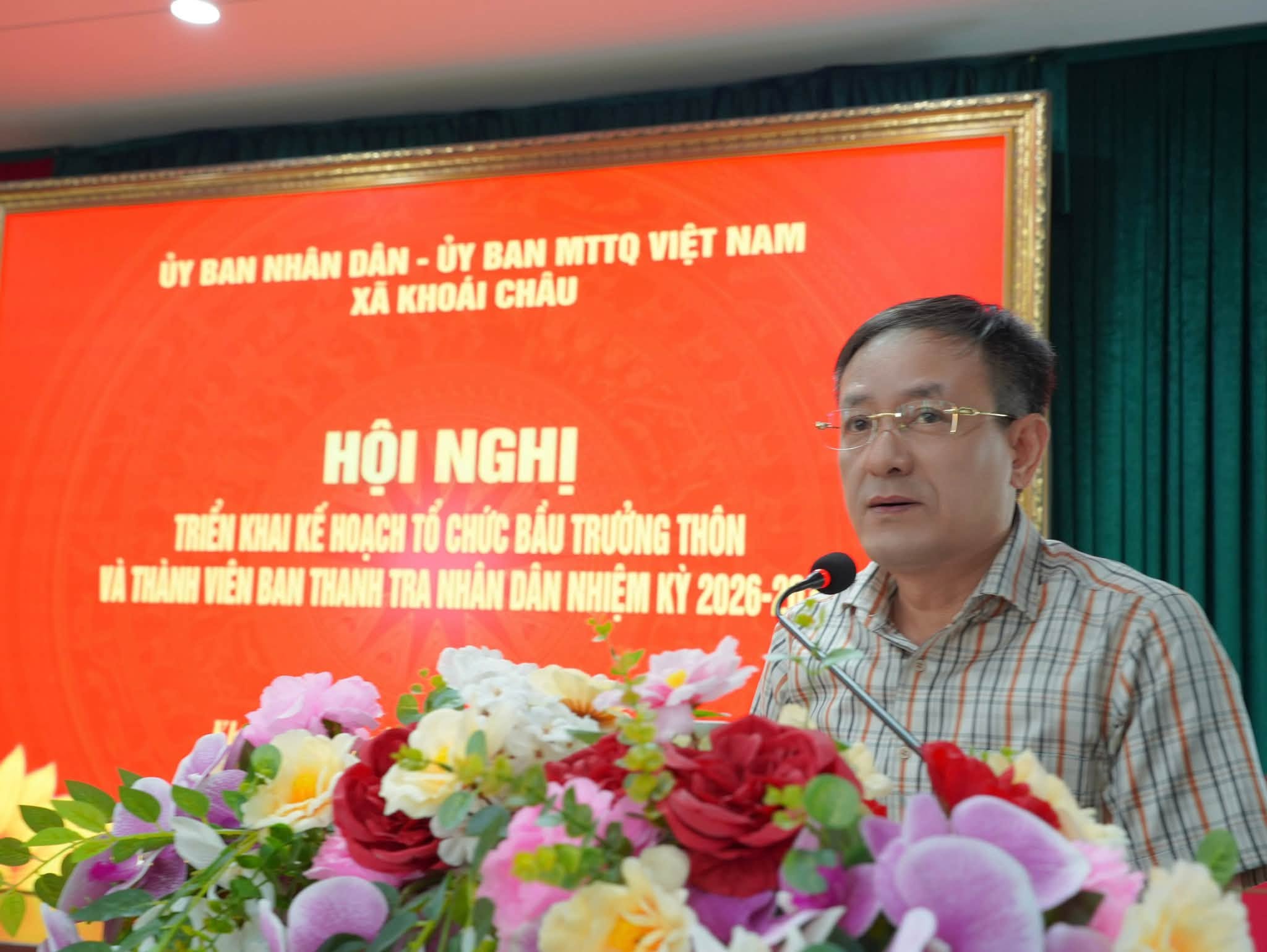XÃ KHOÁI CHÂU TRIỂN KHAI KẾ HOẠCH TỔ CHỨC BẦU TRƯỞNG THÔN VÀ THÀNH VIÊN BAN THANH TRA NHÂN DÂN NHIỆM KỲ 2026–2031