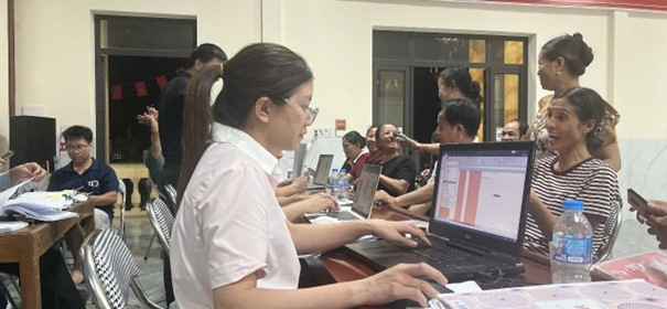 XÃ KHOÁI CHÂU TIẾP TỤC RA QUÂN CAO ĐIỂM XÂY DỰNG, HOÀN THIỆN CƠ SỞ DỮ LIỆU ĐẤT ĐAI