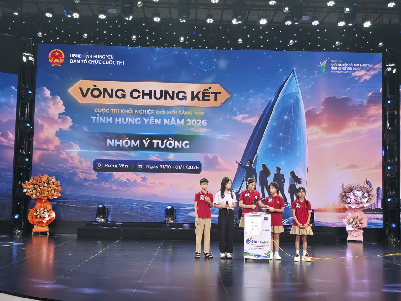 GIỌT XANH CÓ MẶT TẠI VÒNG CHUNG KẾT CUỘC THI KHỞI NGHIỆP ĐỔI MỚI SÁNG TẠO TỈNH HƯNG YÊN NĂM 2026